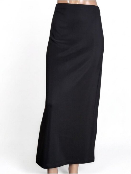 Miss California Dresses & Skirts - Miss California Black Maxi Skirt Vintage Womens Plus Size 1XL Tube Made in USA